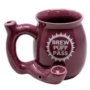 Puff, puff, pass ceramic mug